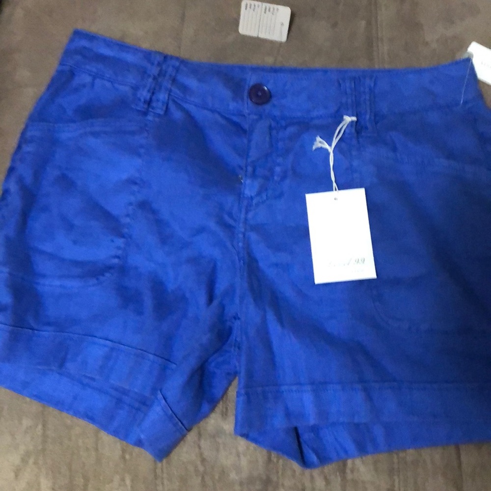 Anthropologie blue shorts - Picture 1 of 3